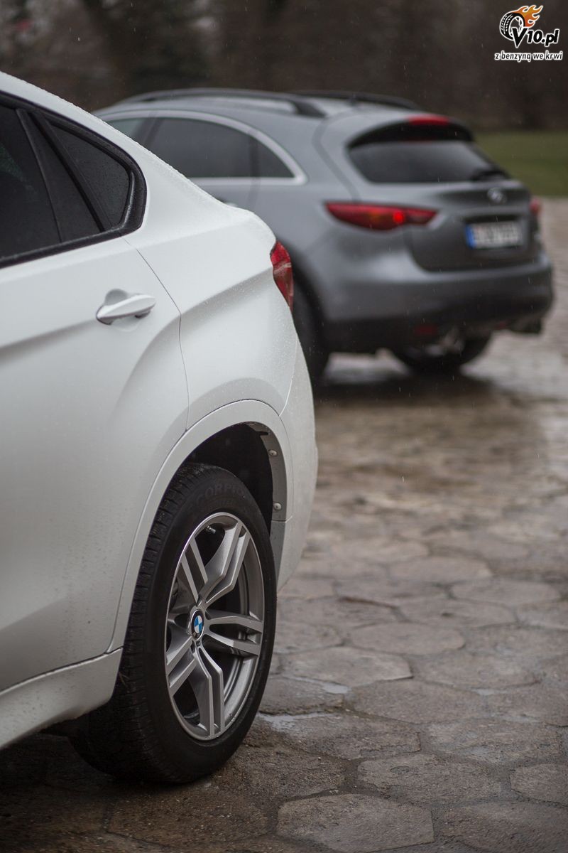 Porsche Cayenne, BMW X6 i Infiniti QX70