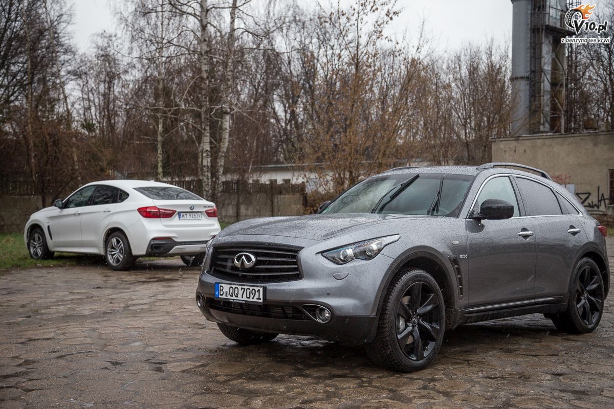 Porsche Cayenne, BMW X6 i Infiniti QX70