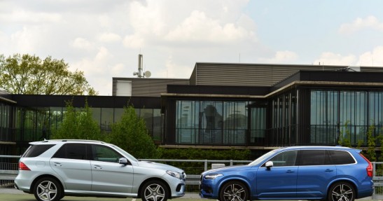 Volvo XC90 D5 vs. Mercedes GLE 350d - test
