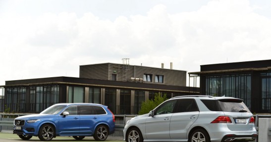 Volvo XC90 D5 vs. Mercedes GLE 350d - test