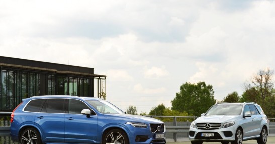 Volvo XC90 D5 vs. Mercedes GLE 350d - test