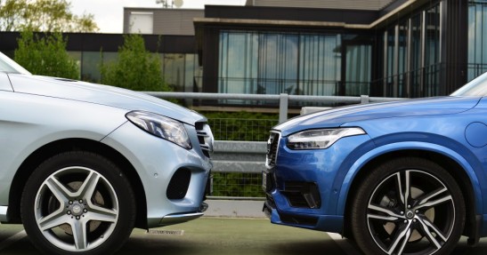 Volvo XC90 D5 vs. Mercedes GLE 350d - test
