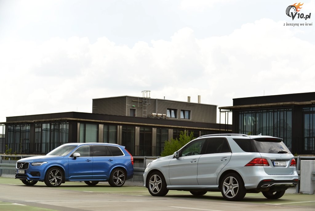 Volvo XC90 D5 vs. Mercedes GLE 350d - test
