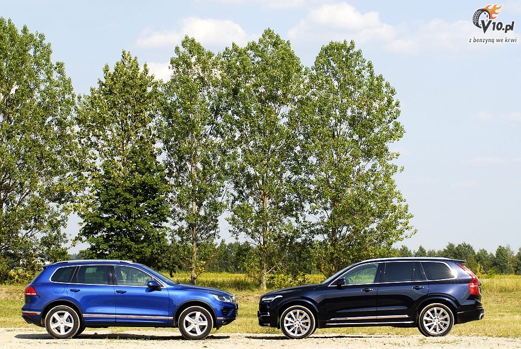 Volvo XC90 D5 AWD vs. VW Touareg 3,0 TDI 4Motion