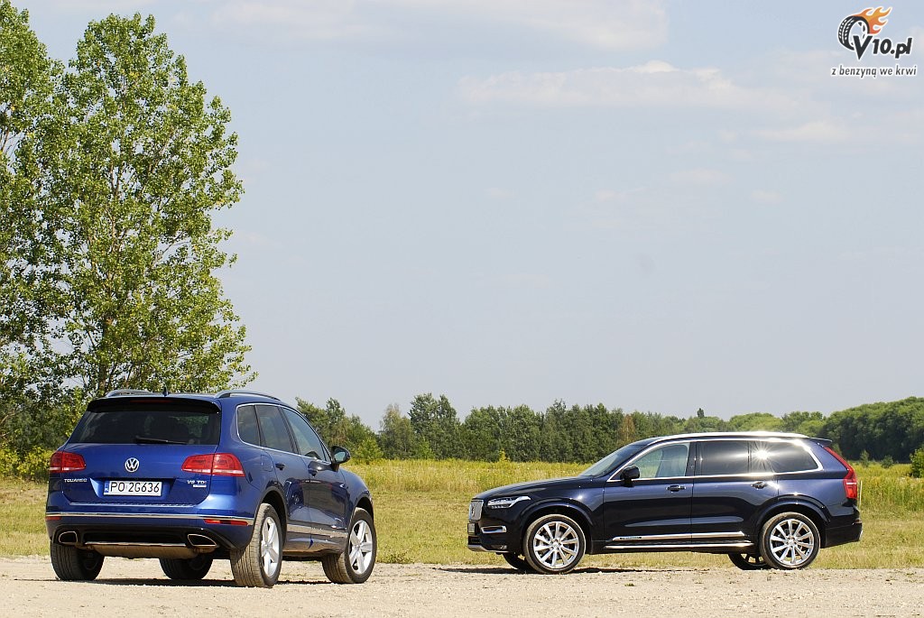 Volvo XC90 D5 AWD vs. VW Touareg 3,0 TDI 4Motion