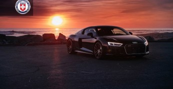 Audi R8 ubrane w felgi HRE Wheels