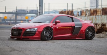 Audi R8 zmodyfikowane przez Liberty Walk