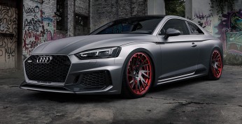 Audi RS5 w szarym macie na felgach Forgiato - przepis na sukces