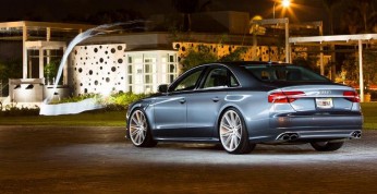 Audi S8 ubrane w piękne felgi Vossen
