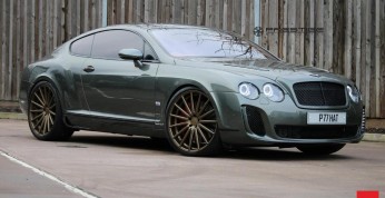 Bentley Continental GT ubrany w felgi Vossen