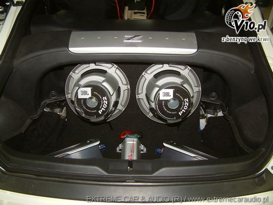 Nissan 350Z white SHOW Extreme Car Audio