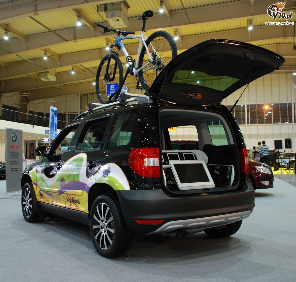 Skoda Yeti w zabudowie Sony X-plod