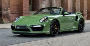 Porsche 911 Turbo S Cabriolet - oliwkowy egzemplarz od Edo Competition