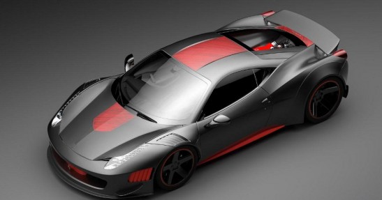 Ferrari 458 Curseive