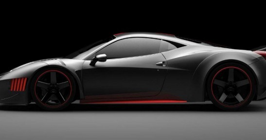 Ferrari 458 Curseive