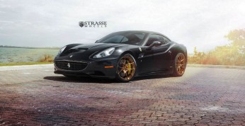 Ferrari California z felgami Strasse Wheels