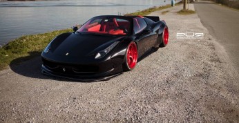 Ferrari 458 Spider zmodyfikowane przez Liberty Walk