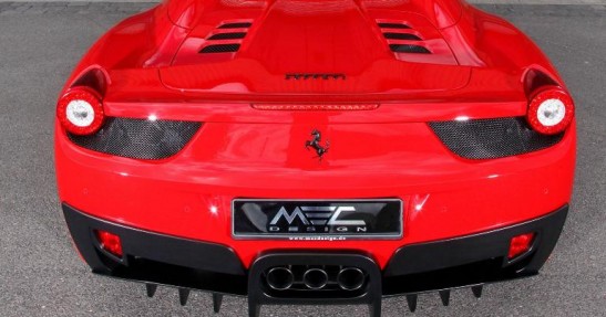 Ferrari 458 Spider MEC Design