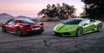 Ferrari i Lamborghini na felgach od HRE