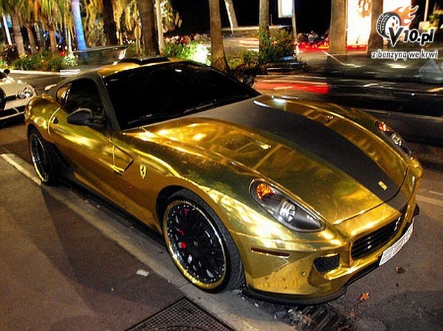 Ferrari 599 GTB tuning Hamann pokryte zotem