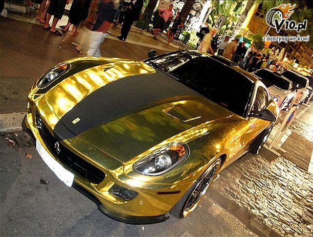 Ferrari 599 GTB tuning Hamann pokryte zotem