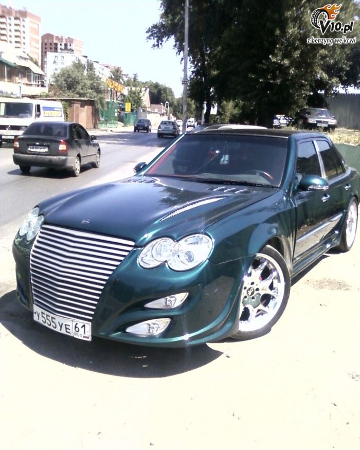 Mercedes E W124 po obrzydliwym tuningu
