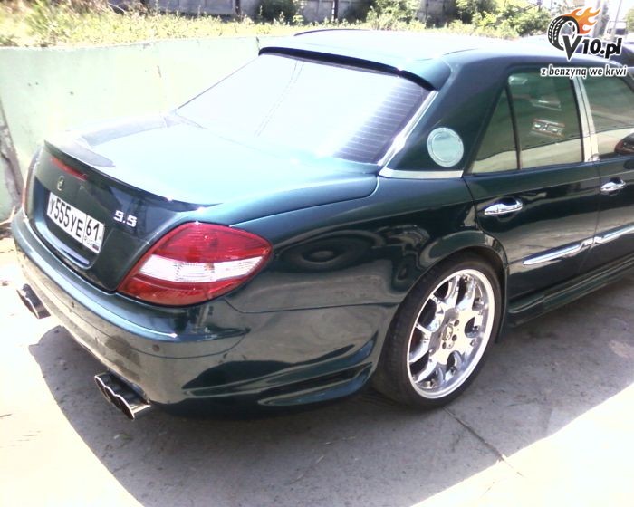 Mercedes E W124 po obrzydliwym tuningu