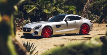 Mercedes AMG GT S z pięknymi felgami Forgiato