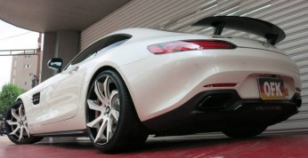 Mercedes AMG GT z felgami Forgiato