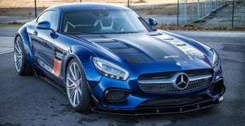 Mercedes AMG GT S ubrane w pakiet Prior Design i felgi Vossen