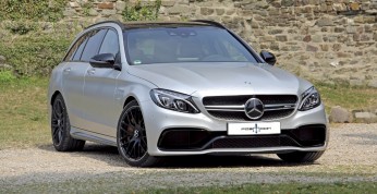 Mercedes C63 AMG Estate po kuracji w firmie Posaidon