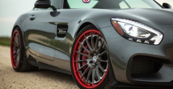 Mercedes AMG GT S z felgami HRE