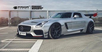 Mercedes SLS AMG z agresywnym body kitem od Prior Design