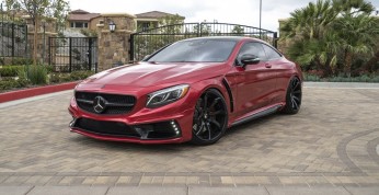 Mercedes S63 AMG Coupe ubrany przez Wald International i Forgiato