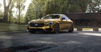 Mercedes S500 Coupe ubrany w felgi Zito