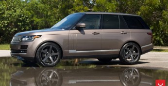 Range Rover z imponującymi felgami Vossen