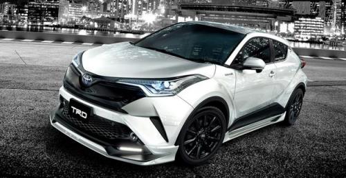 Toyota CHR w pakiecie tuningowym TRD nie do przeoczenia