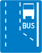 D-11, Pocztek pasa ruchu dla autobusw