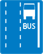 D-12, Pas ruchu dla autobusów