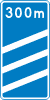 F-14a, Tablica wskanikowa na autostradzie umieszczana w odlegoci 300 m przed pasem wyczania