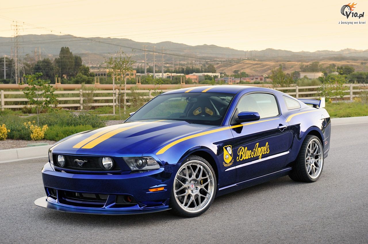 Ford mustang gt blue angels edition #9