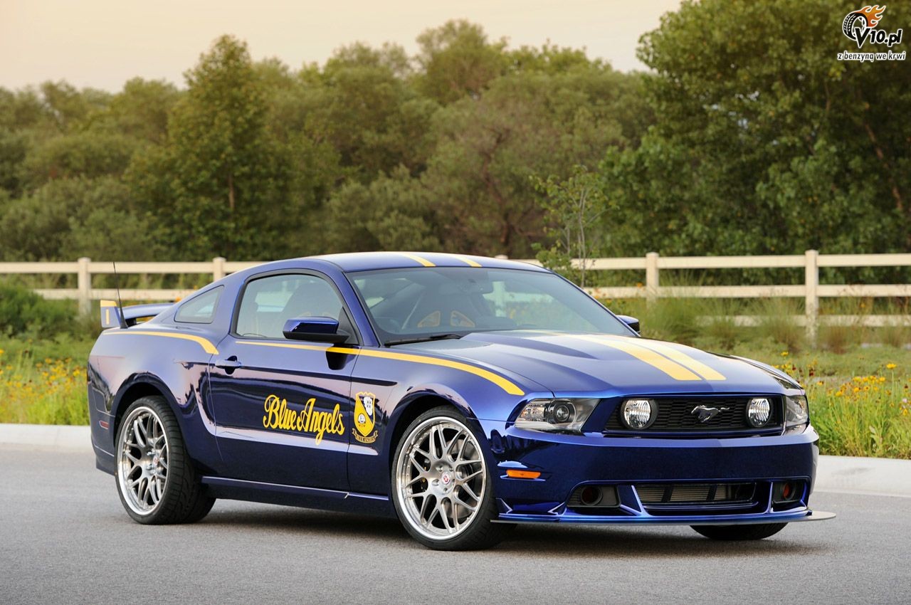 Ford mustang gt blue angels #10